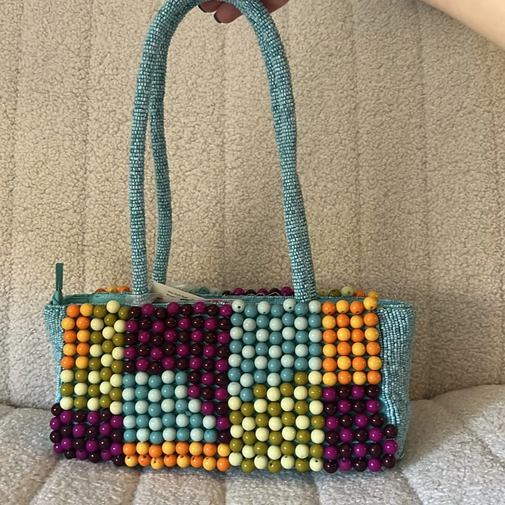 Colorful Beaded Women's Handbag - Picture 5 of 5
